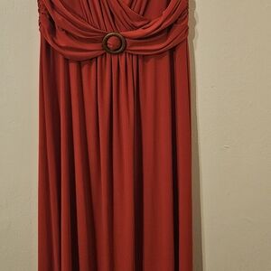 Chaps Vibrant Red Dress